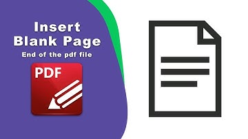 How to insert additional blank pages end of the pdf file in PDF XChange Editor