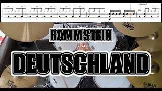 Rammstein - Deutschland - Drum Cover With SHEET MUSIC