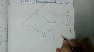 Chapter 11 Exercise 11.1 (Q4) Constructions of Maths class 10 NCERT