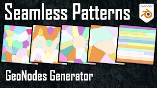 Seamless Pattern Generator - Blender Geometry Nodes