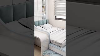 10m² Small Bedroom Design – Smart Study & Sleep Space Ideas! #nhadep #interiordesign #bedroomdesign