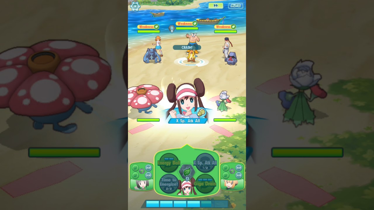 Pokemon Masters Grass-Type Training Event