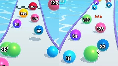 Ball Run 2048 🎱😷 - All Levels Gameplays  Android, iOS part 29