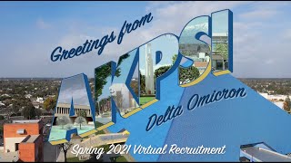 ALPHA KAPPA PSI - Spring 2021 Recruitment: Take A Trip Towards Success