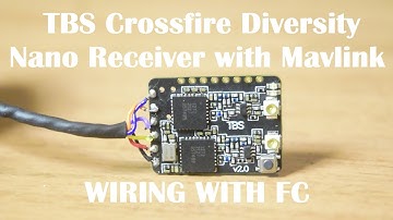 How To Install TBS Crossfire Diversity Nano Receiver with Mavlink  on Flight Controller SpeedyBee F7