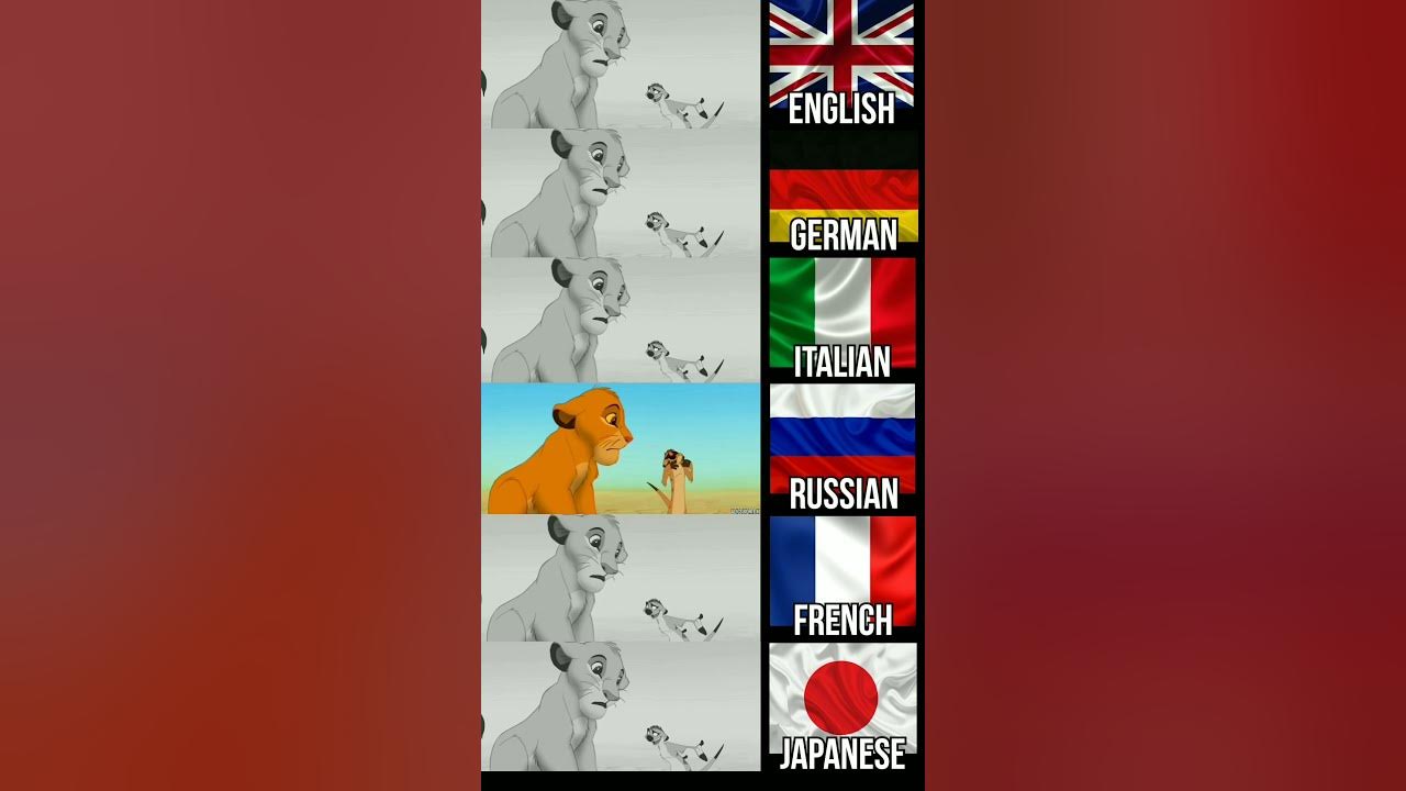 "Hakuna Matata" in different languages#movie #multilanguage #languages ​​#disney #flag