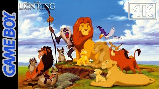 The Lion King (Game Boy) Playthrough [4K]