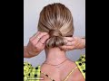 1 minute casual hair updo