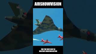 VULCAN &amp; RED ARROWS FINAL FLYPAST #Shorts