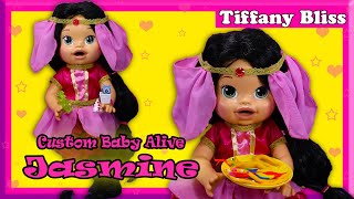 How To Make A Jasmine Aladdin Baby Alive Art Doll - Plus Mar DIY