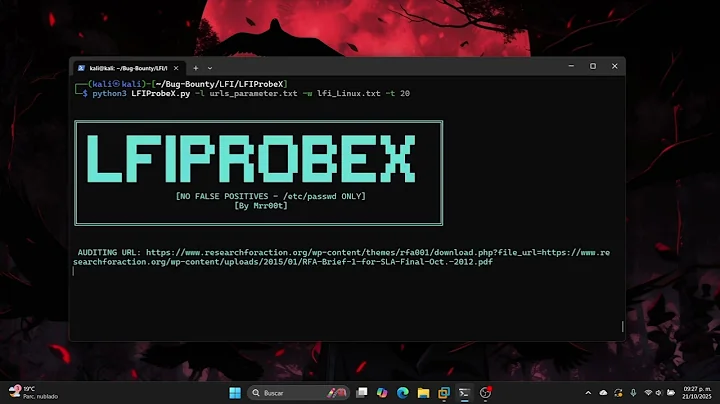LFIProbeX: Exploiting LFI (Local File Inclusion) #bugbounty #infosec #bugbountypoc #bugbountyhuntig