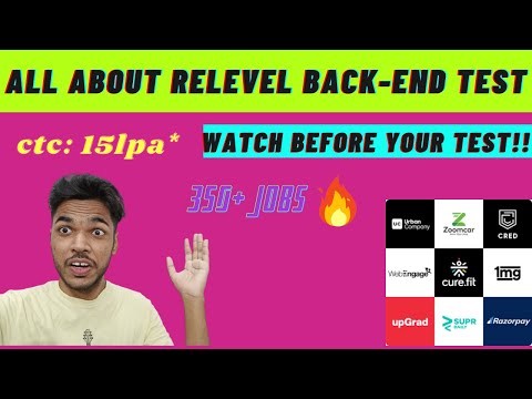 ALL ABOUT RELEVEL BACK-END TEST |  QUESTIONS + PRO TIPS + SYLLABUS