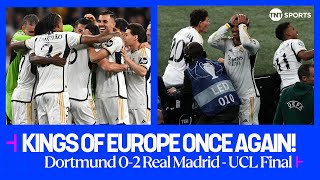 Post-Match Celebrations Real Madrid Beat Dortmund At Wembley To Win Champions League Again