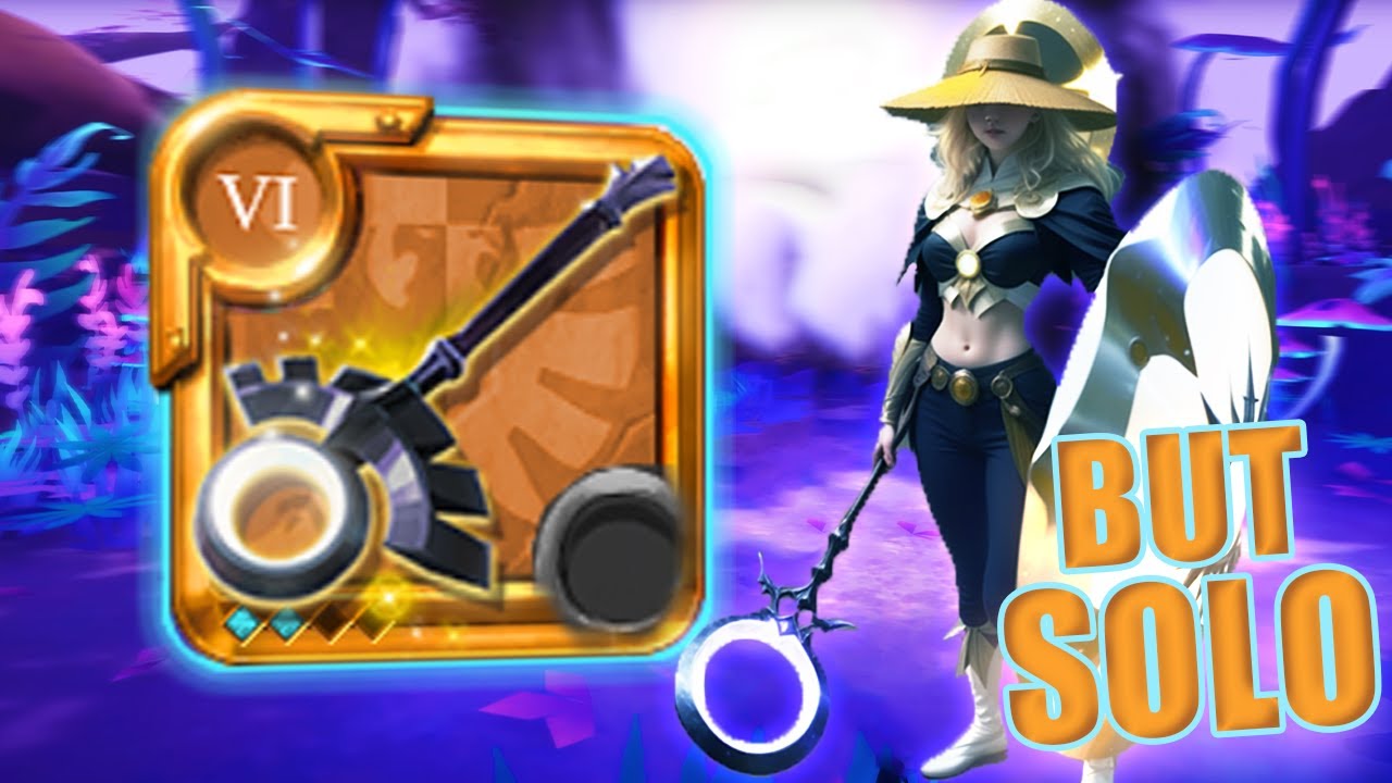 Healer BUT SOLO - get every Wisp and every Chest   //ALBION ONLINE 