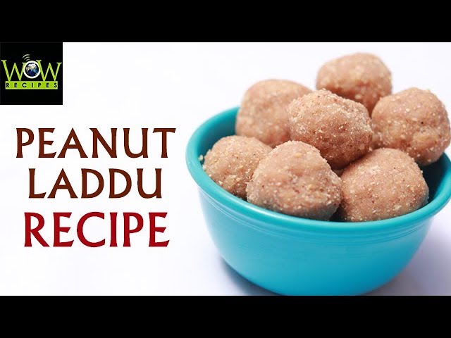 Peanut Ladoo Recipe | How to Make Peanut LADDU? | Simple and Easy Snacks | Wow Recipes | WOW Recipes