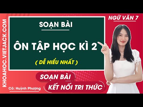 Video Soạn bài Ôn tập Học kì 2 - Ngữ văn lớp 7 - Kết nối tri... - youtube