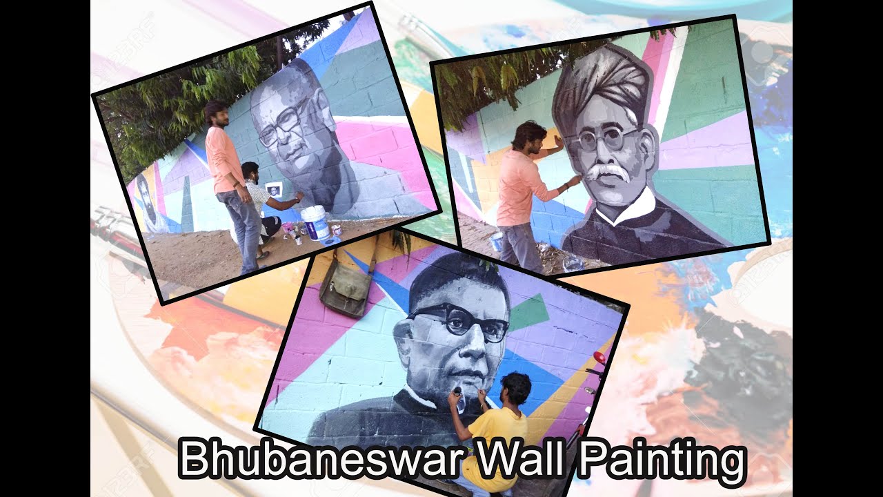 The art world, bhubaneswar wall painting YouTube