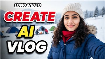 Ai Se Vlog Video Kaise Banaye | How To Make Ai Vlog Video For FREE | Ai Vlog Video