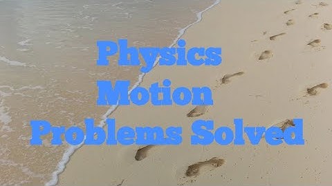 9th-Std- Science-  Lesson-2:  Motion Exercise -Problems Solved