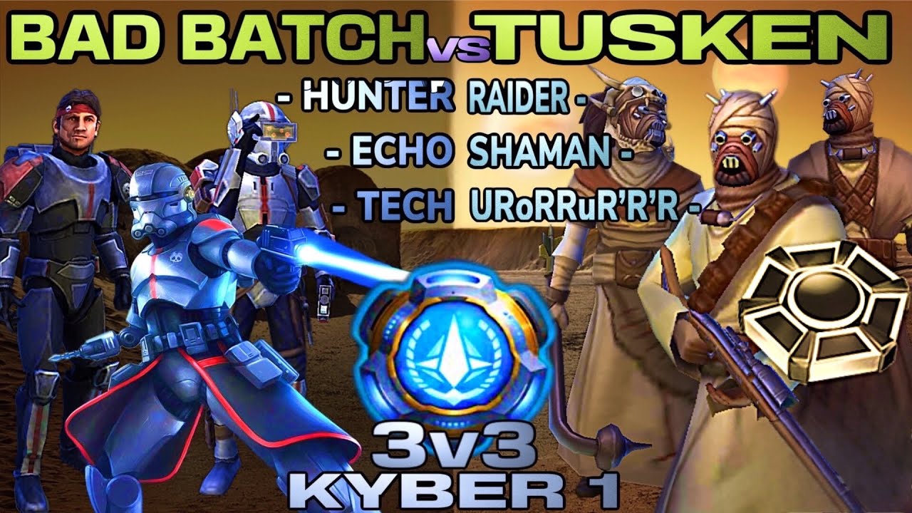 SWGOH Qui-Gon Jinn Omicron/ Ki-Adi-Mundi GAC Counters - Season 43 (3v3)