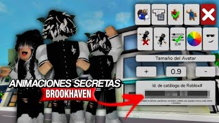 NUEVAS ANIMACIONES SECRETAS EN BROOKHAVEN! ID CODES 😱 - ROBLOX