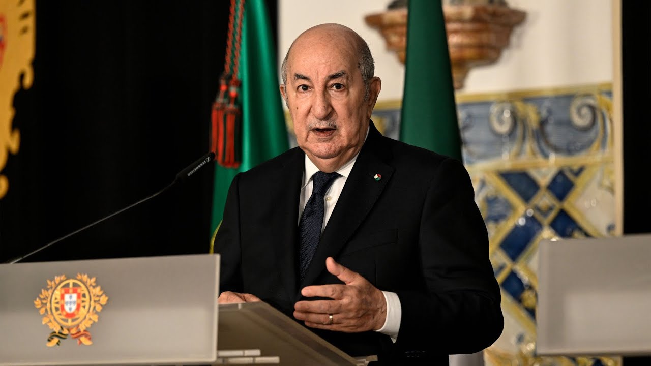 شاهد اول رد لرئيس الجزائر عبد المجيد تبون بعد حكم مجلس الأمن للصحراء المغربية #المغرب  #الجزائر 