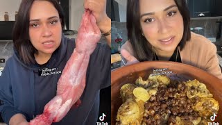 طاجين قنية بالبصلة والزبيب