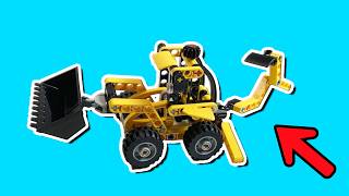 Lego Technic Backhoe Loader 42197 Built By A 7-Year-Old