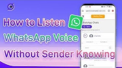 How to Listen to WhatsApp Voice Messages Without Sender Knowing #WhatsApp #tips #monimaster