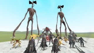 Siren Head VS Boss Alien Swarm VS Boss Dark Souls Siêu Quái Vật Đại Chiến Gmod Part 72