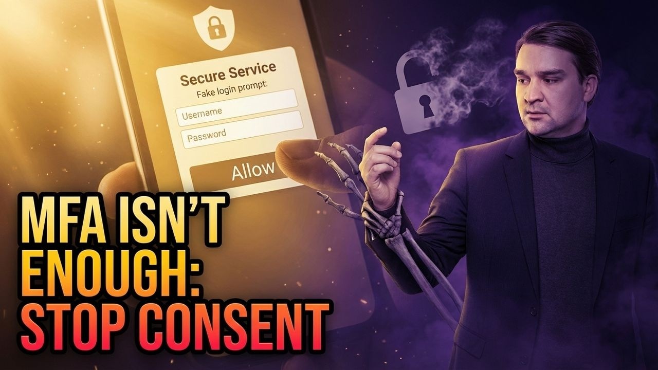 MFA Isn’t Enough: Stop Consent Phishing 🚨 MFA Isn’t Enough: Stop Consent Phishing 🚨