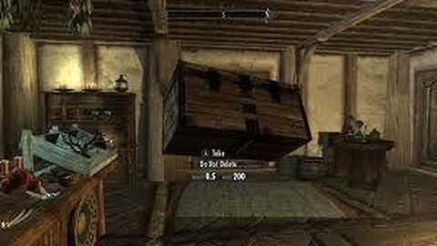 Skyrim special edition: How to get a Do Not Delete chest in Riften