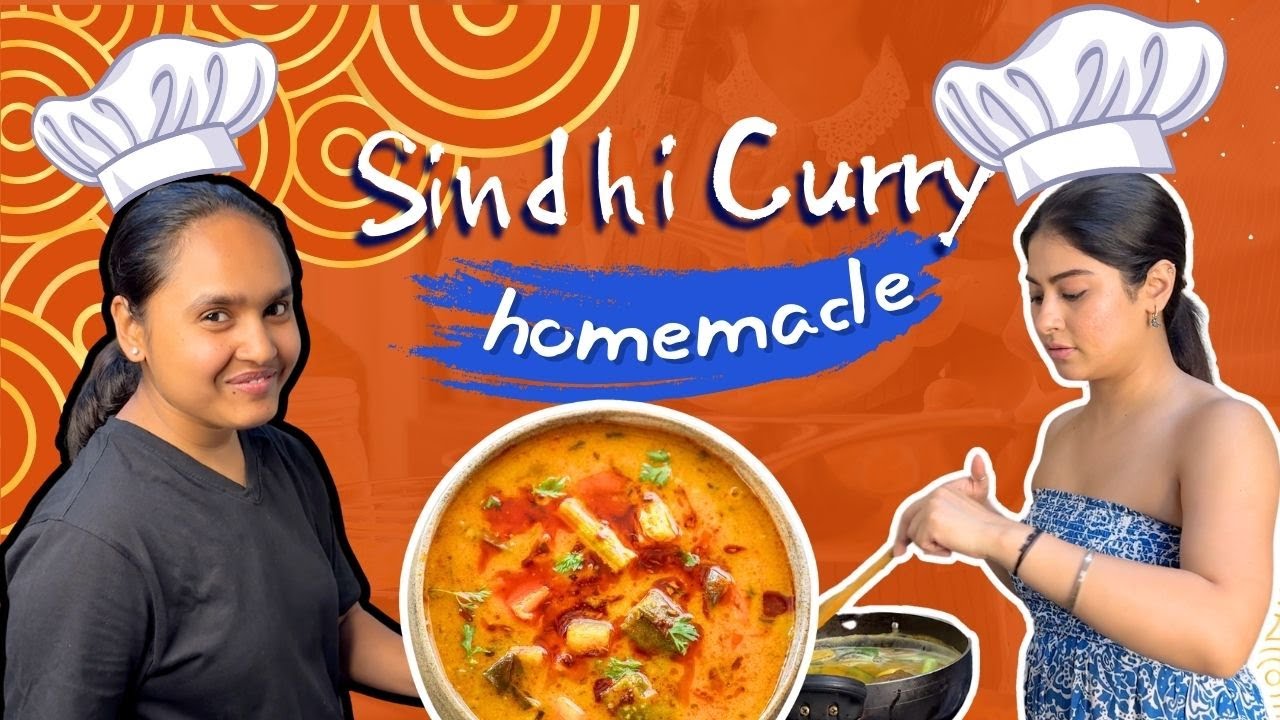 Yashmin And I Made DELICIOUS SINDHI CURRY | COOKING VLOG | @krishnamukherjii