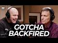 Watch Host's Reaction When His Gotcha Trap for UFC Head Blows Up In His Face