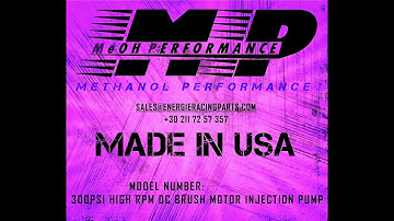 Methanol Performance Filter & High Flow Water-Methanol Check Valve