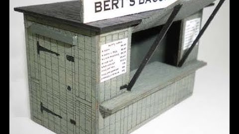 How to Build the Ancorton Models OO Gauge Bacon Butty Hut