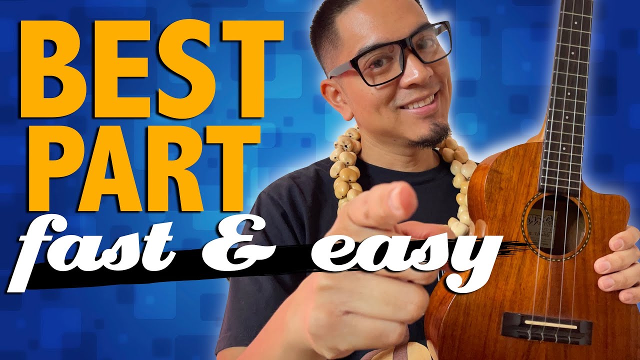 Лучшая партия Дэниела Цезаря с участием H.E.R. Easy Ukulele Tutorial