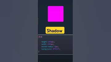 How to create shadow using css #htmlfullcourse #coding #python #responsive #javascript #webdesign