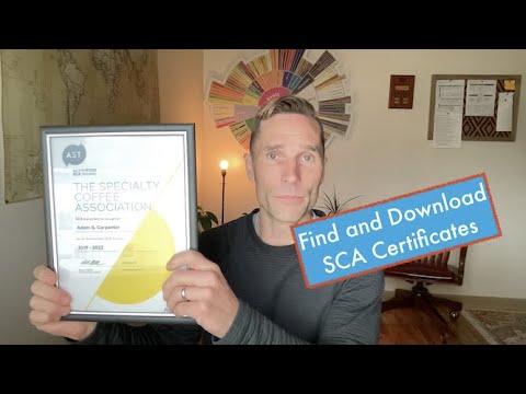 Find and Download Your SCA Certificates