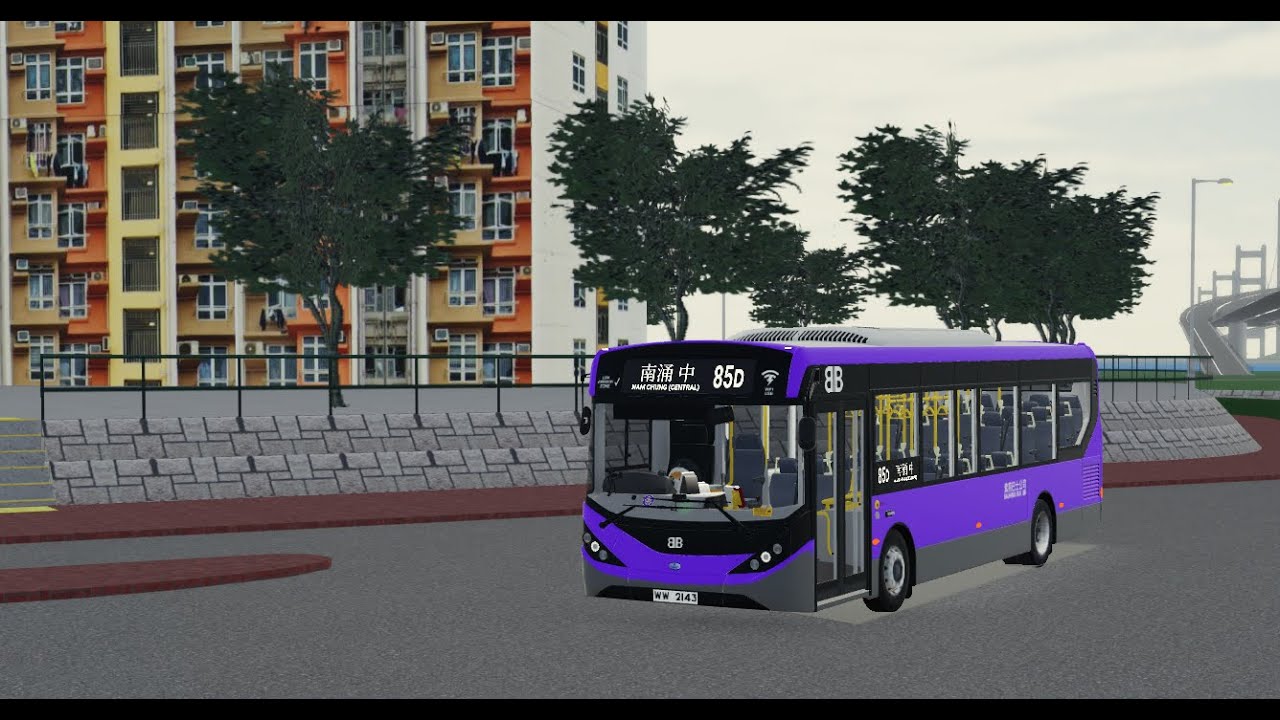 [搭我遊綠里，但沒有綠巴] Roblox Derry District BB rt. 85D 綠埔邨↺南涌(中) - YouTube