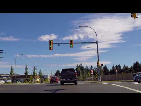 Driving from COURTENAY to COMOX - Tour of Vancouver Island - British Columbia (BC) Canada
