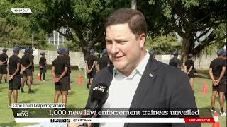 1000 new law enforcement trainees undergo training in Cape Town