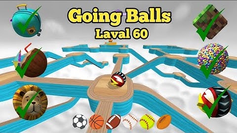 🏈Going Balls ; Super Speed Run Hard Walkthrough | Level 60 || los game || Arbaz Guru Gaming |