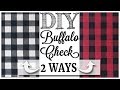 DIY Buffalo Check | 2 WAYS!