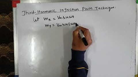 Third-Harmonic Injection PWM Technique