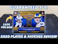 *GUARANTEED 1/1! $375 PER BOX!* 2020 Panini Plates & Patches Football Hobby Box Break/Review