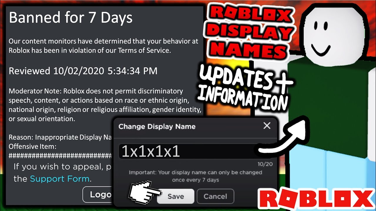 Roblox Free Username Display Name Update Release Information Youtube - roblox code names