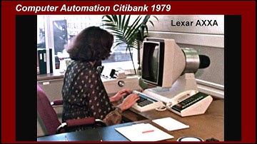 Sejarah Otomasi Komputer 1979 Citibank Lexar AXXA Sistem Kantor Elektronik Pengolah Kata CRT