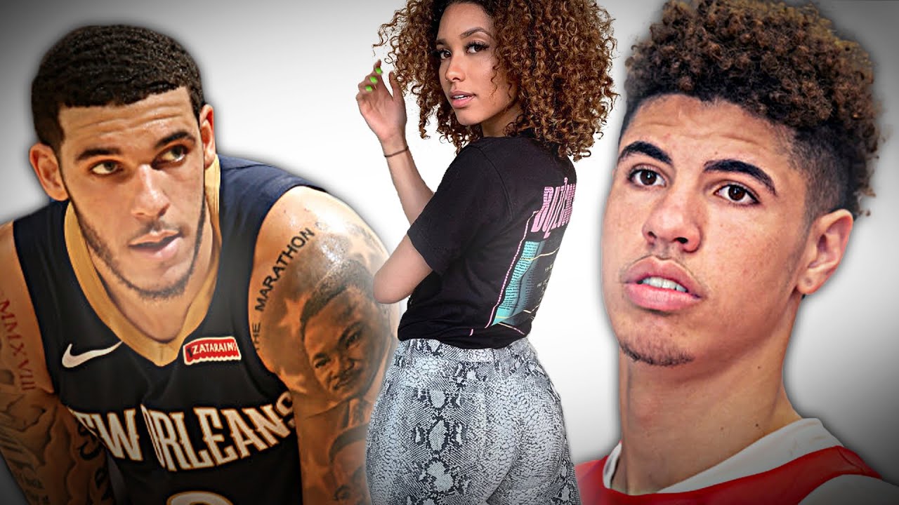 lamelo ball, lonzo ball, denise garcia, denise garcia lonzo, dog logan, den...