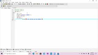 C programming. Program to print if the number is ODD or EVEN.